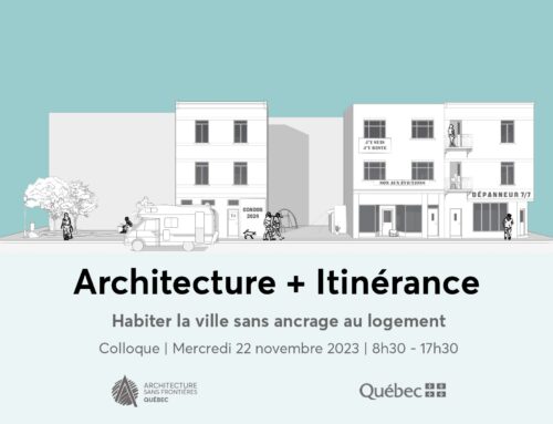 COLLOQUE | Architecture + Itinérance : Habiter la ville sans ancrage au logement | 22 novembre