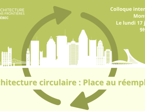 COLLOQUE | Architecture circulaire : Place au réemploi | 17 juin 2024