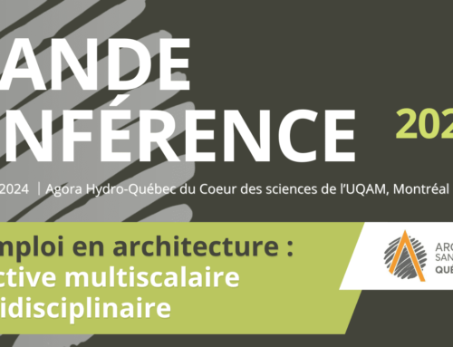 GRANDE CONFÉRENCE 2024 – Le Réemploi en architecture | 17 juin