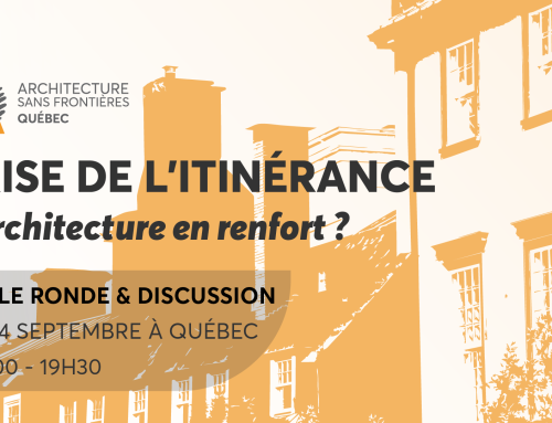 CRISE DE L’ITINÉRANCE : L’architecture en renfort ?
