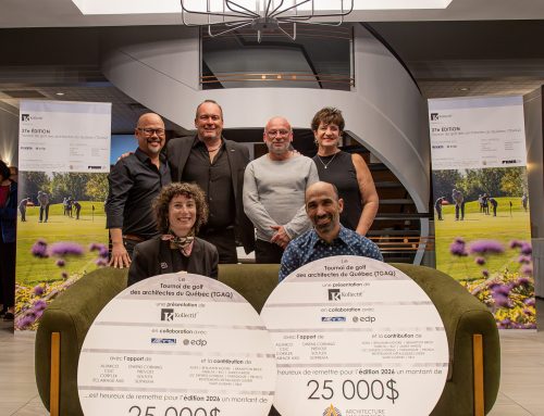 37ᴱ Tournoi de golf des architectes du Québec (TGAQ) :  25 000 $ remis à Architecture Sans Frontières Québec